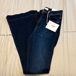KanCan Dark Indigo Flare Jeans